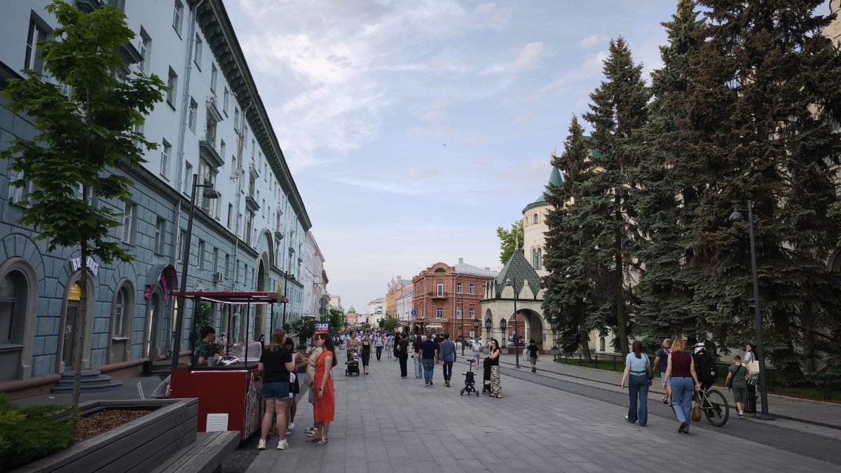 Большая Покровская улица в Нижнем Новгороде