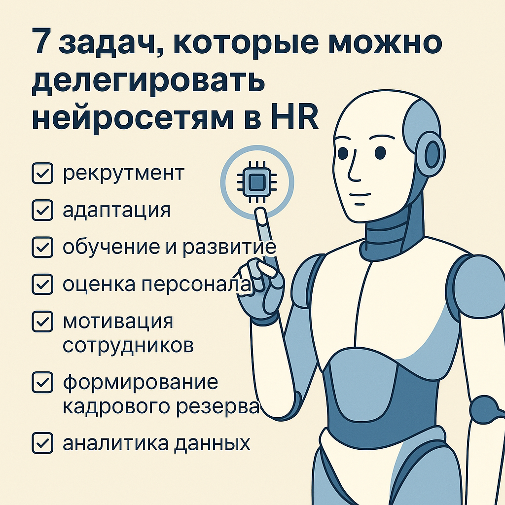    7 рутинных задач в HR, которые решат нейросети