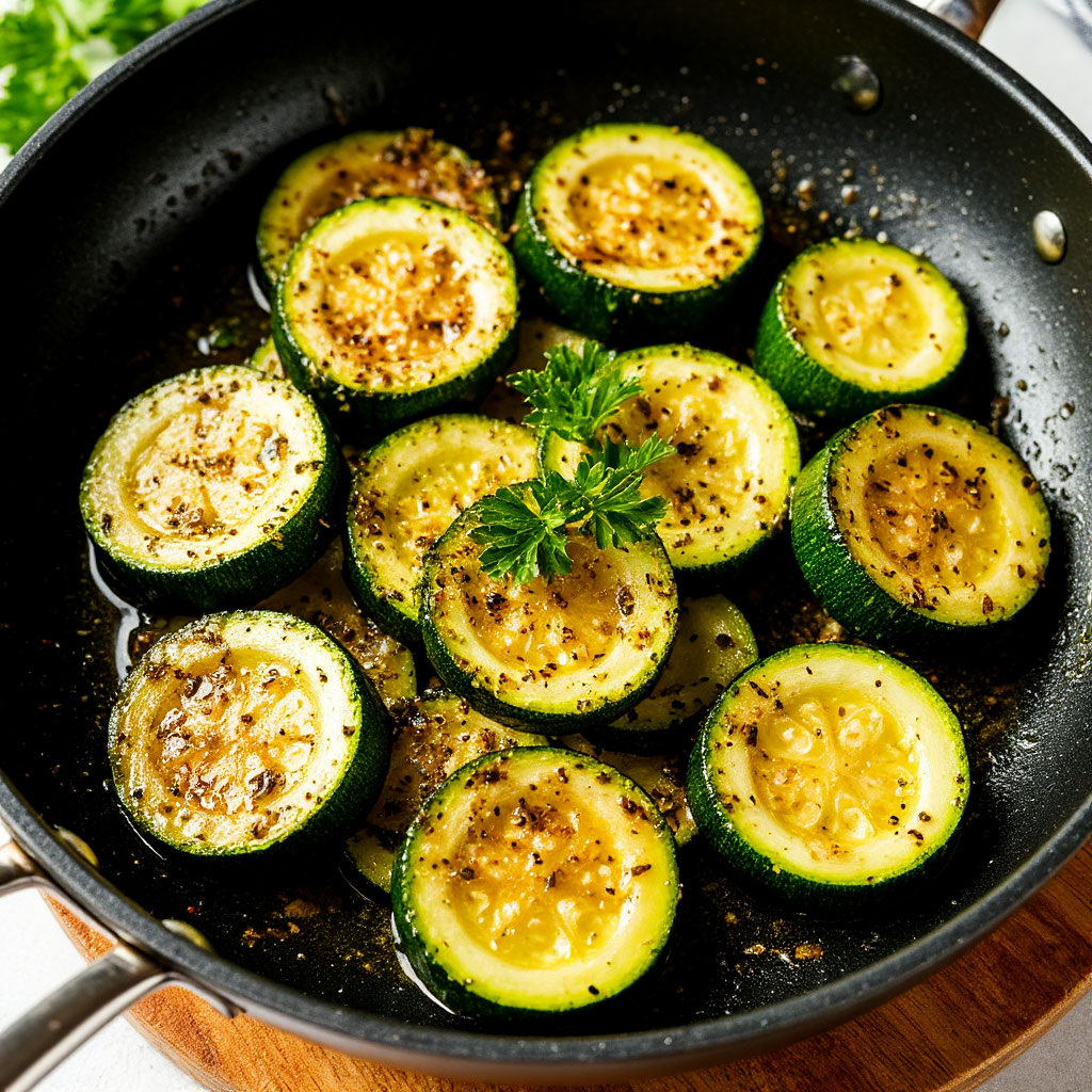 Кабачки на сковородке