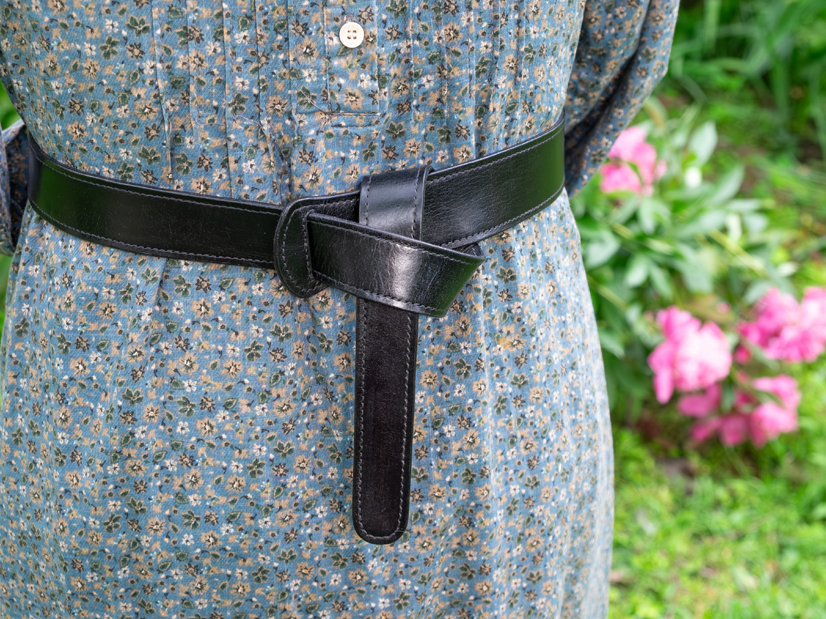 Ремень из натуральной кожи двухсторонний