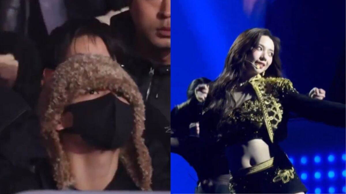 Чонгук на концерте Aespa в марте 2025 года