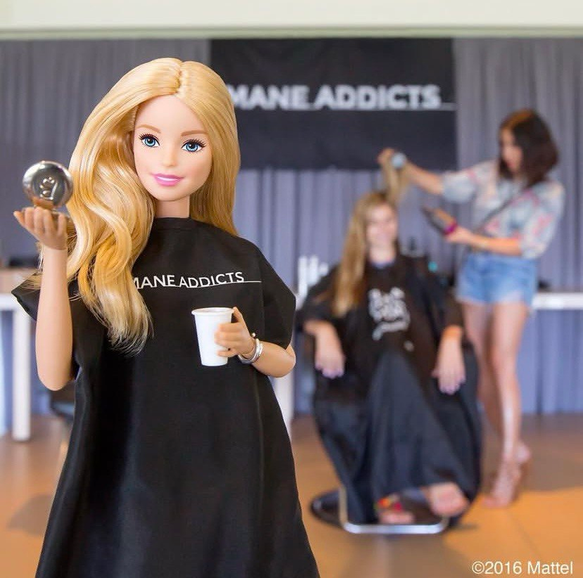 Jen Atkin for @Barbiestyle, glamour.com