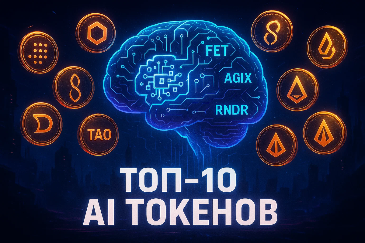 Топ-10 AI токенов 2025 года