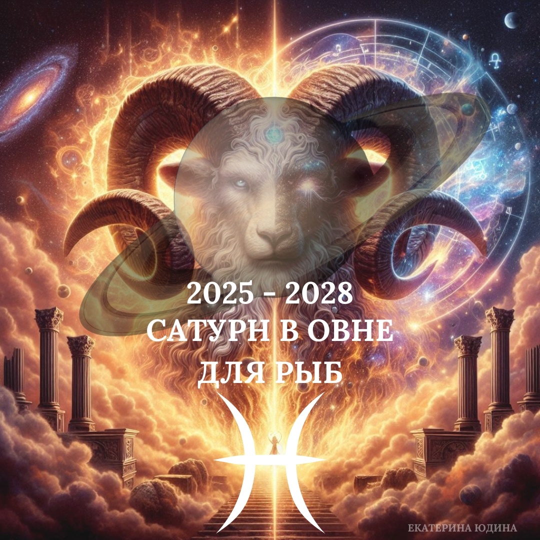 Транзит Сатурна в Овне для Рыб 2025-2028. Астролог Екатерина Юдина 