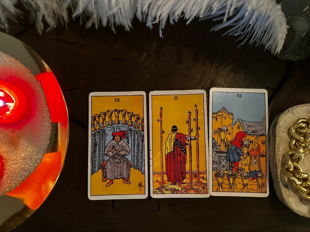 9 Кубков, 3 Жезлов, 6 Кубков