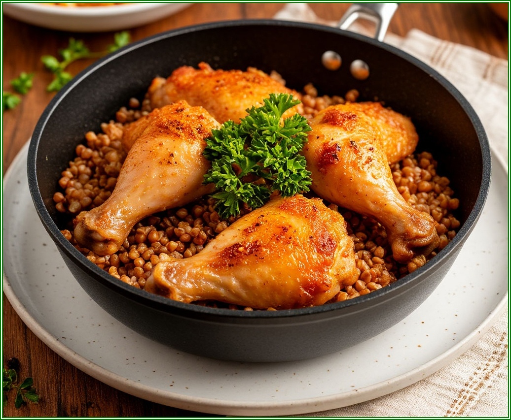 Гречка с курятиной