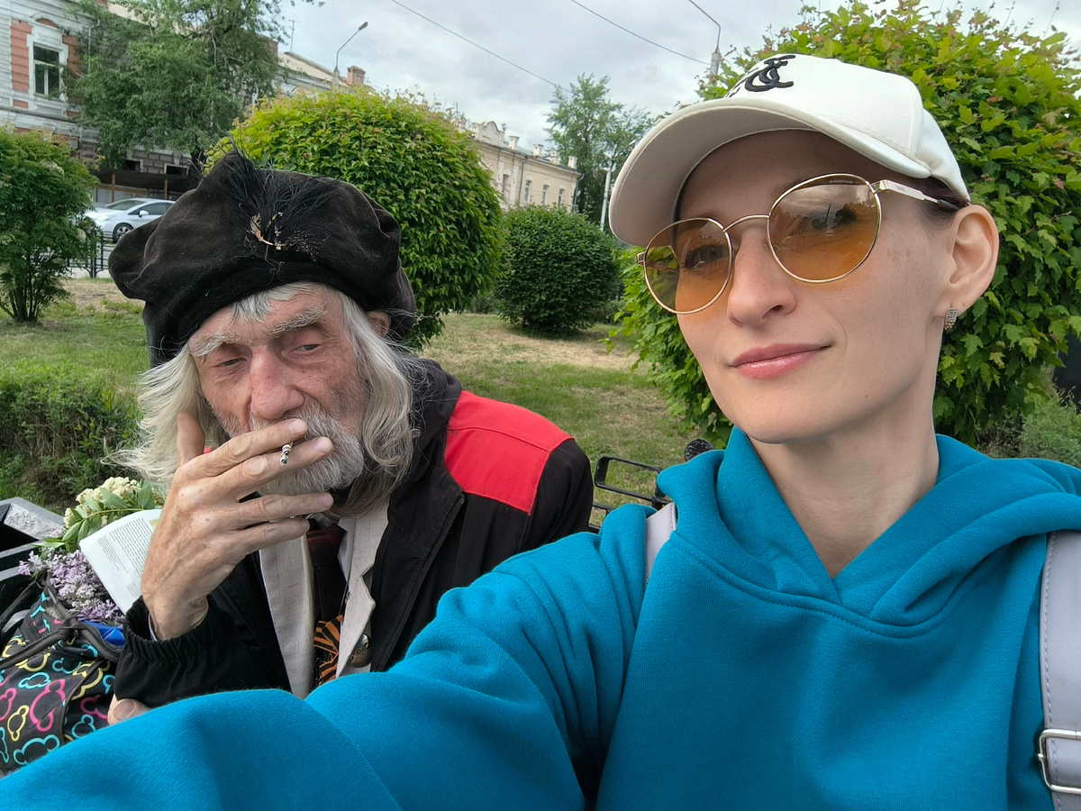 Селфи с «Королём верлибра» (© Анна, «Маяк энерджайзера»)