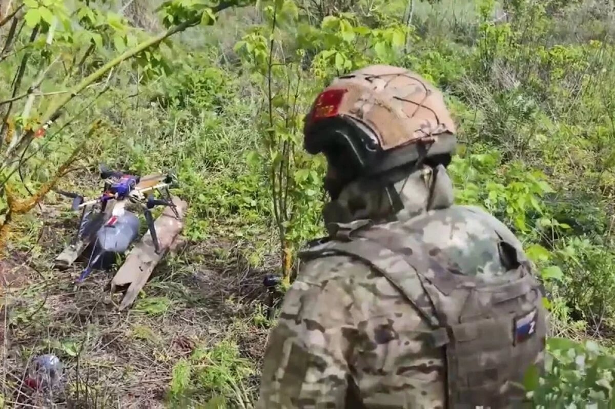    Боевая работа беспилотчиков группировки «Север».