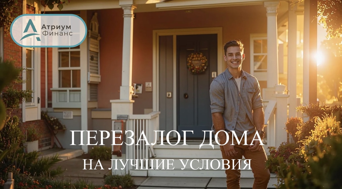 Перезалог загородного дома за 1 день.