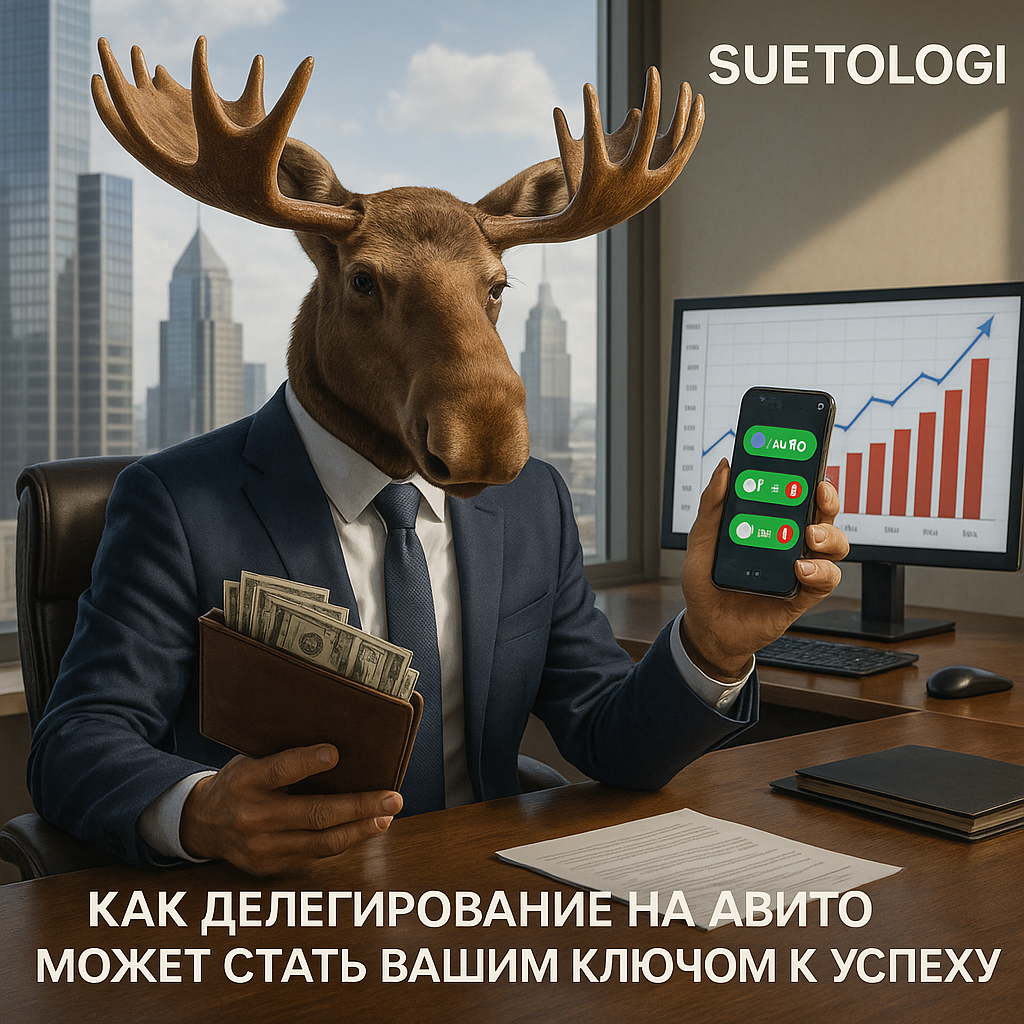    Как снизить затраты на делегирование на Авито Суетолог