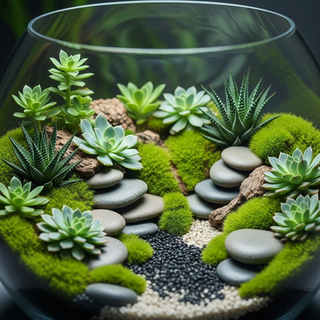 Террариум из суккулентов
