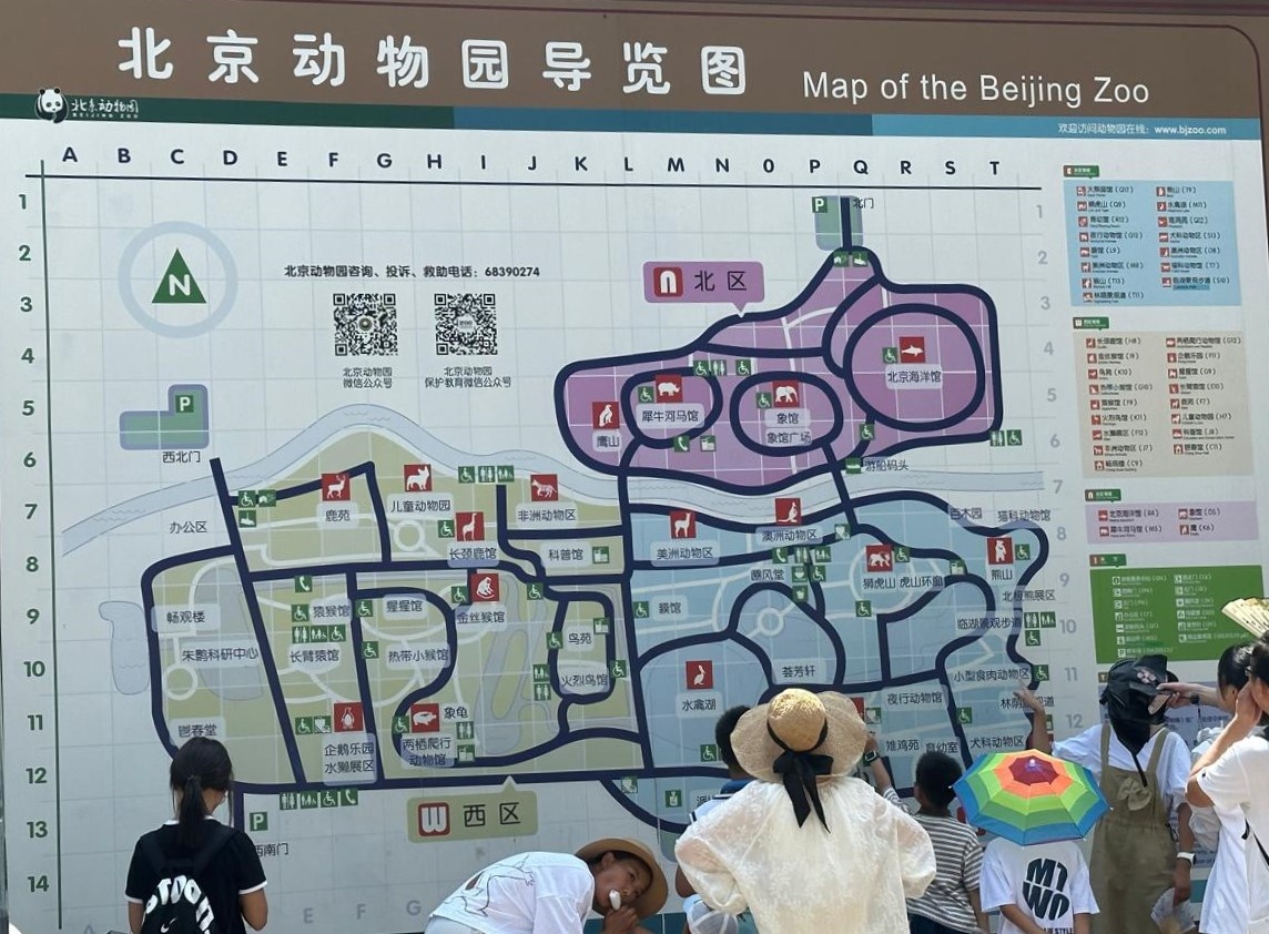 Карта зоопарка