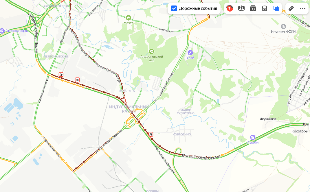    © Яндекс.Пробки