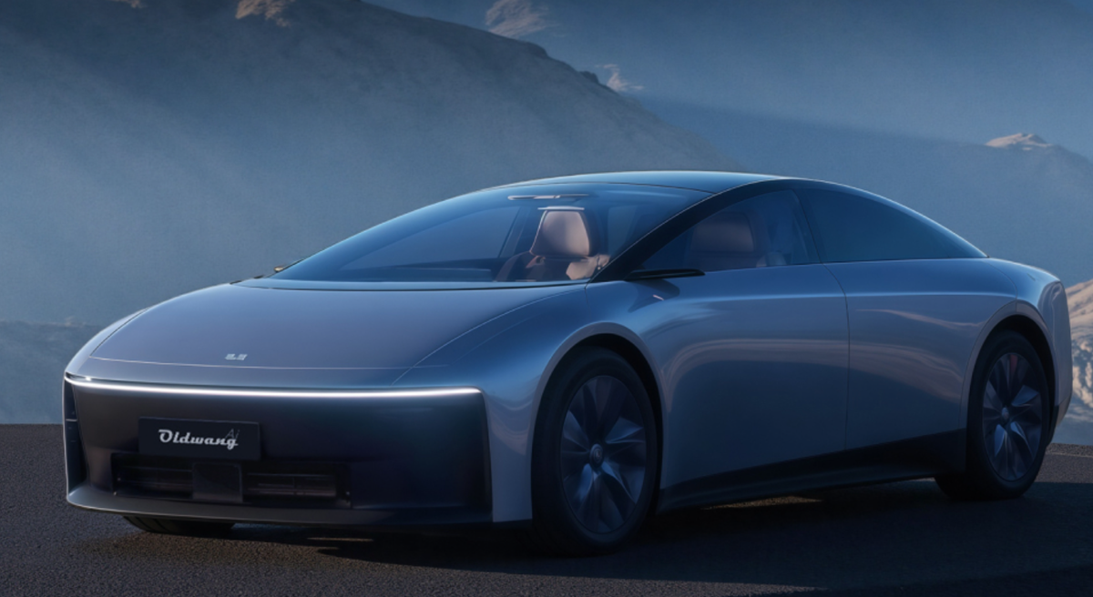 Не официальный рендер от седана Li Auto от дизайнера Oldwang