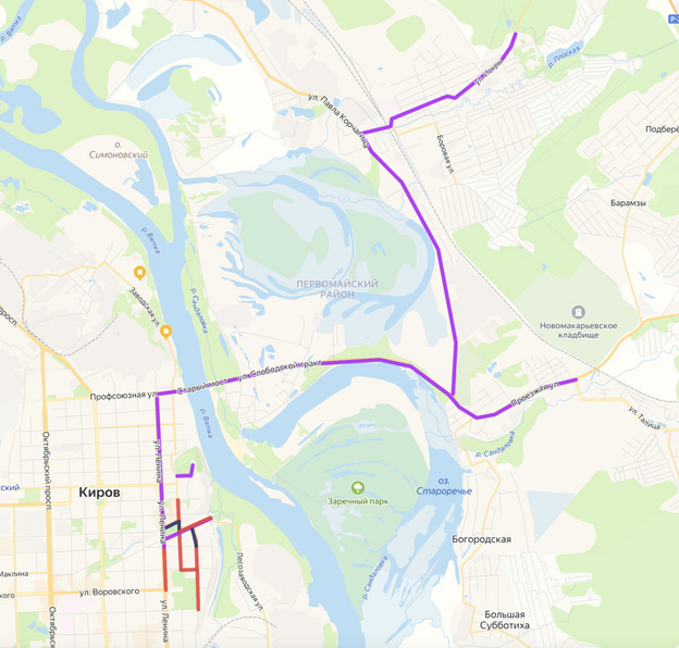    Как изменятся маршруты общественного транспорта в Кирове 3 июня?