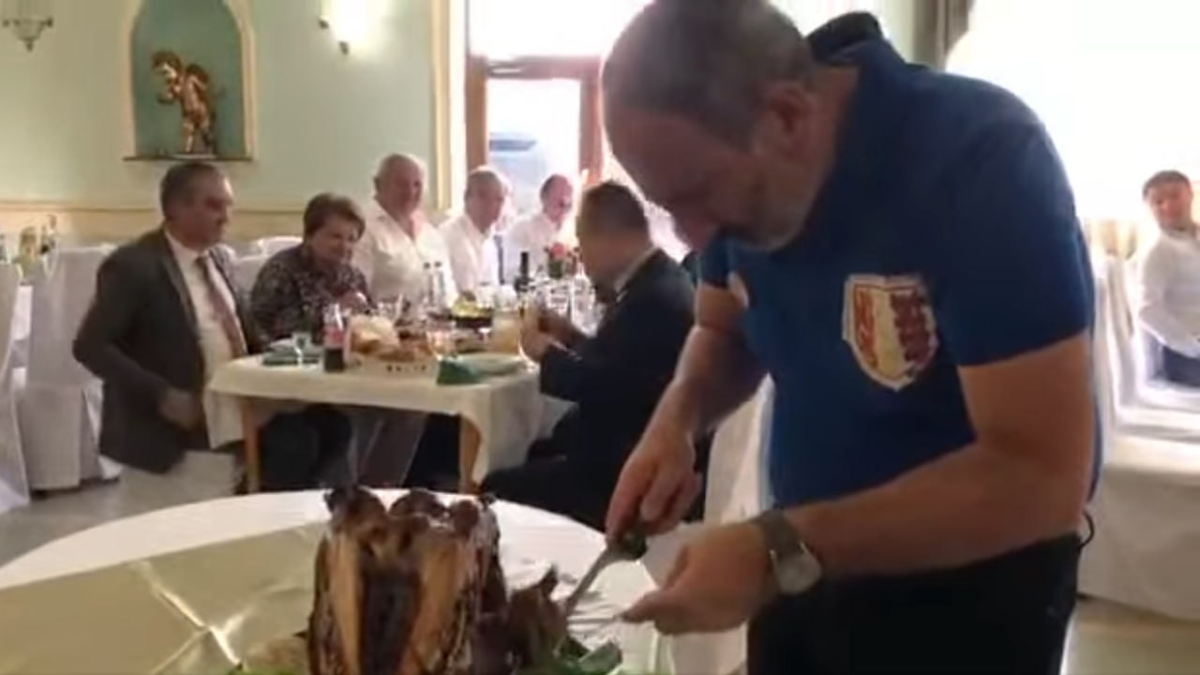 Архивное фото с визита в Гюмри