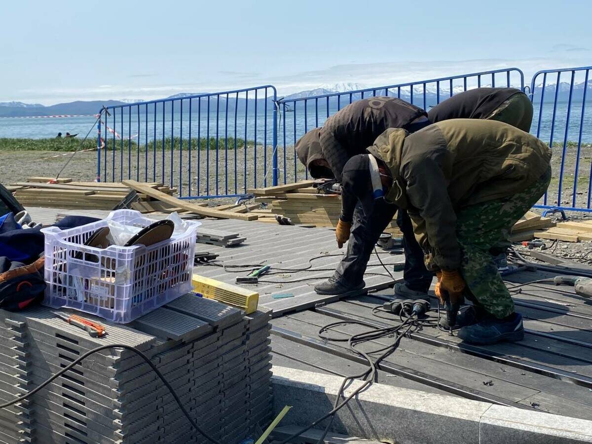 Фото: На набережной Озерновской косы в Петропавловске-Камчатском / kamgov.ru