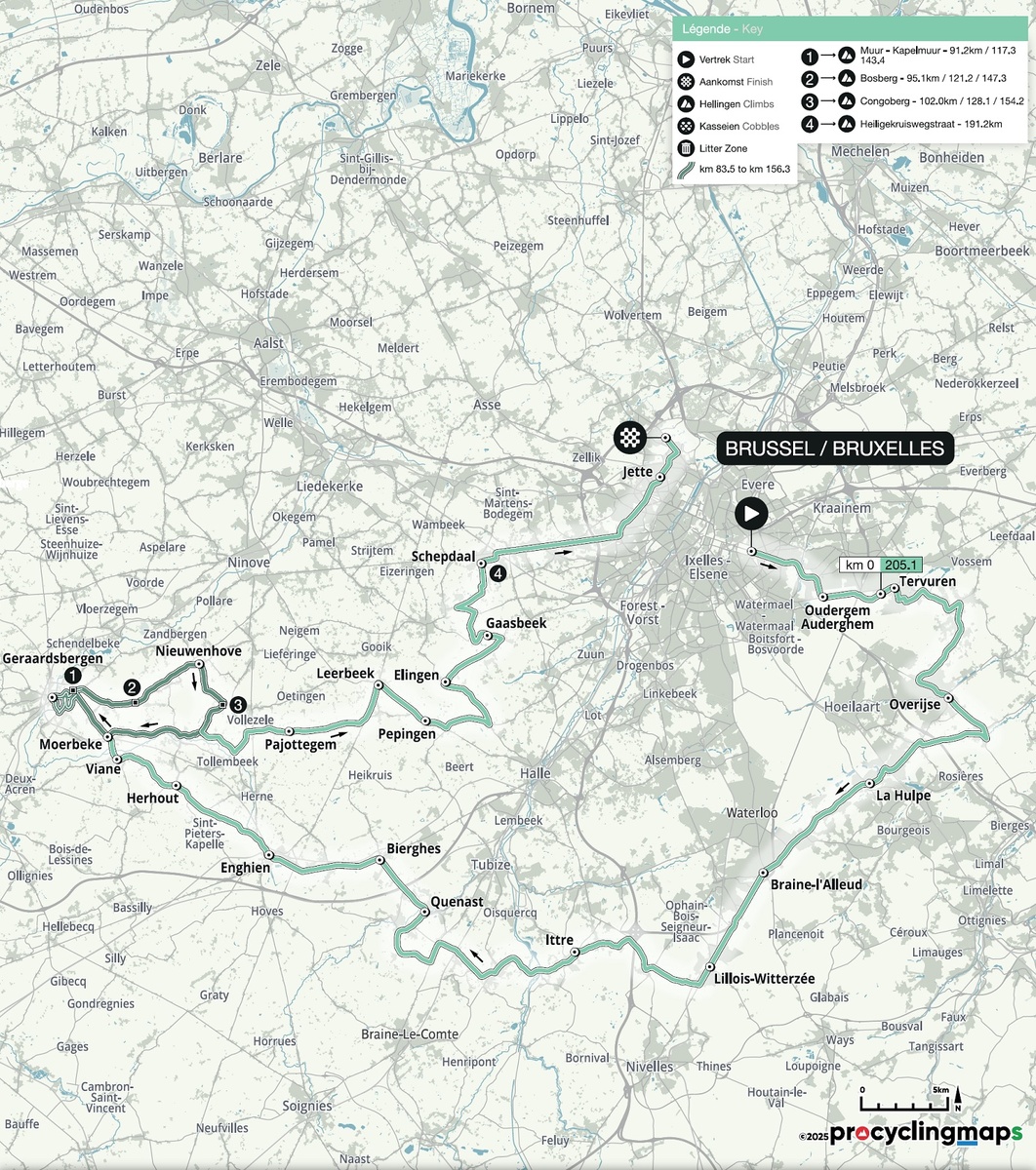 Маршрут гонки