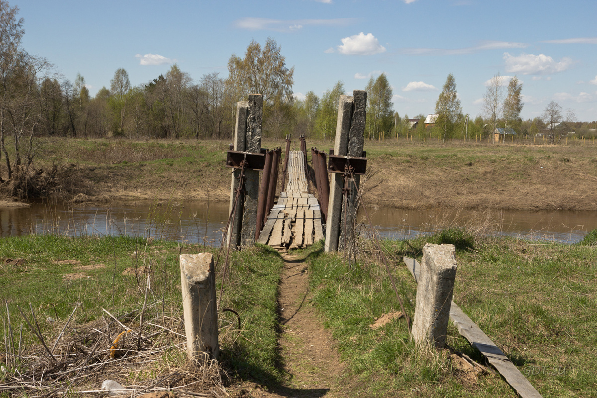 Мост через реку Сестра возле Нижнево, фото из Яндекс-карт.