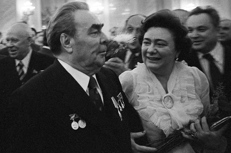 Леонид и Галина Брежневы