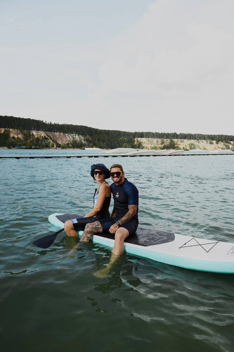 Сапборд SUP-борд UNIX Line Night Jungle (320 см) 200 кг в рюкзаке, в комплекте весло, 3 плавника, насос с монометром