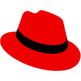 Логотип RHEL — одного из ведущих корпоративных дистрибутивов Linux.