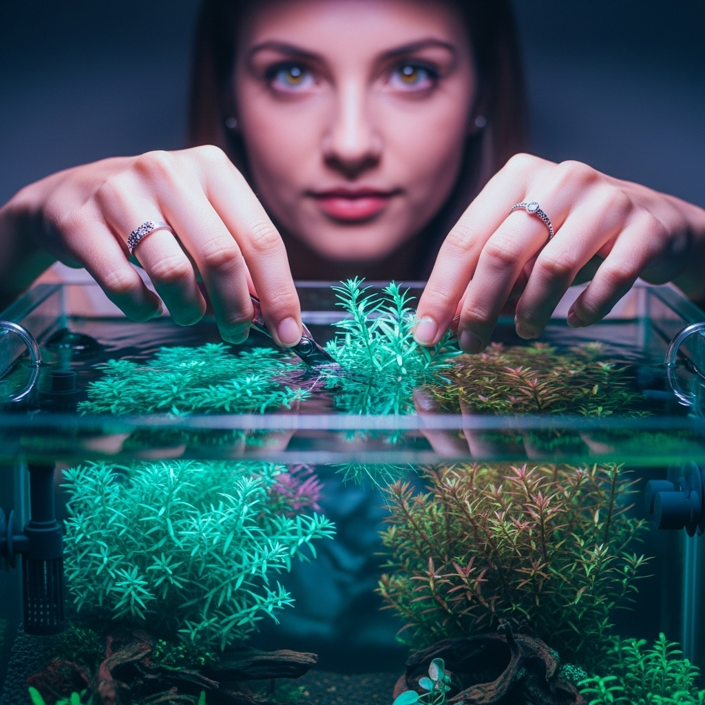Выращивание светящихся аквариумных растений