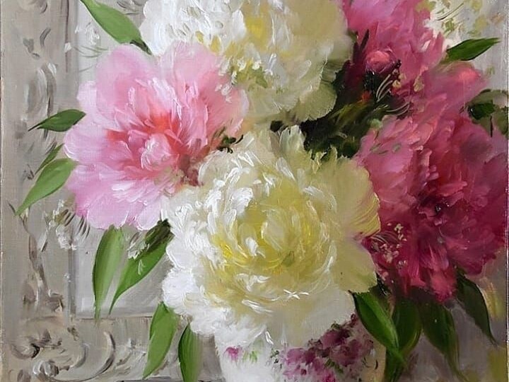 «В пионах лета дух, его тепло...» О пионах картины и стихи, подборка