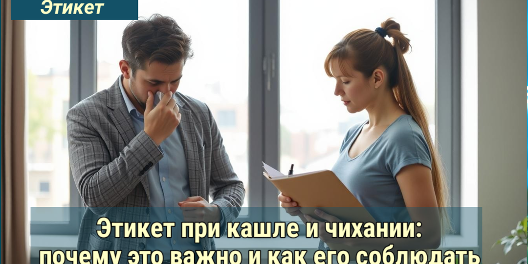 Чихаем и кашляем правильно: этикет, который защищает