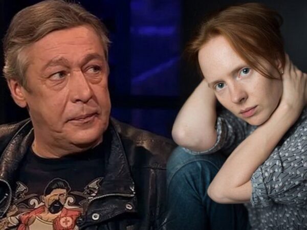    Михаил Ефремов и Дарья Белоусова. Фото: ТВЦ