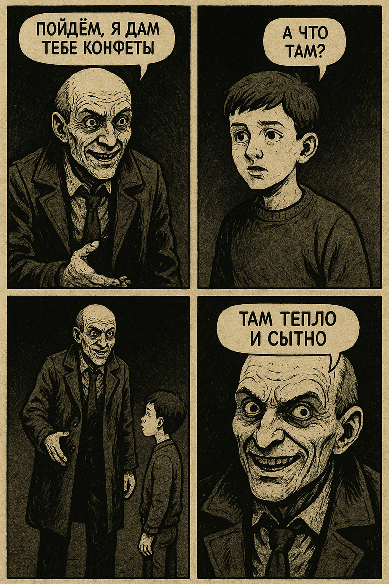 Через час Игорь был мёртв. Его тело нашли в лесополосе — с вырезанными глазами и отрубленными гениталиями. 