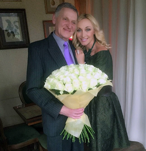 Кристина Орбакайте с отцом