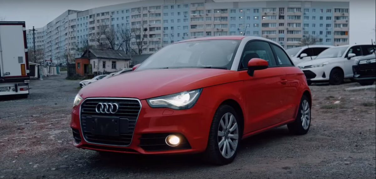 Audi A1. Источник: скриншот из VKвидео канала «Япония Транзит»