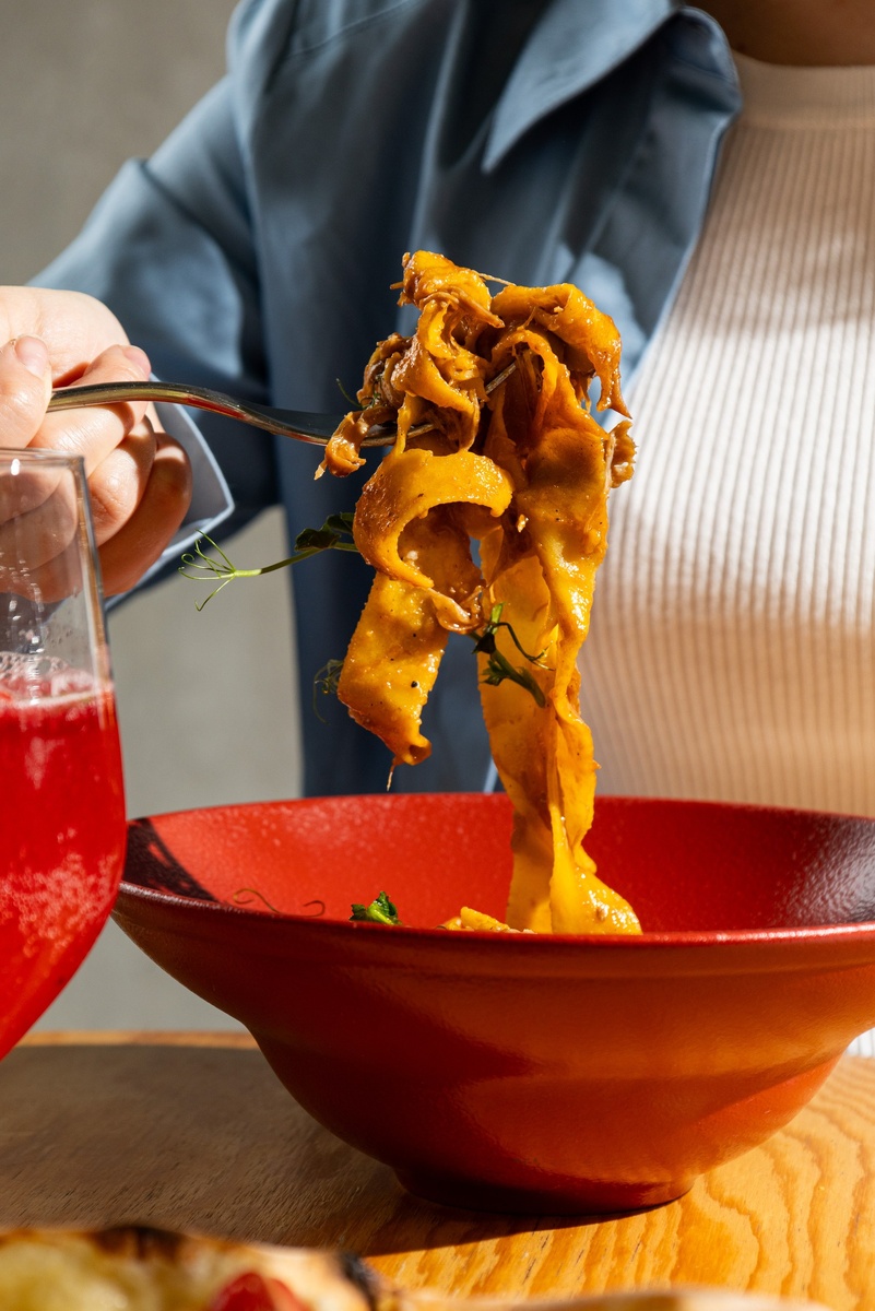 Папарделле с уткой