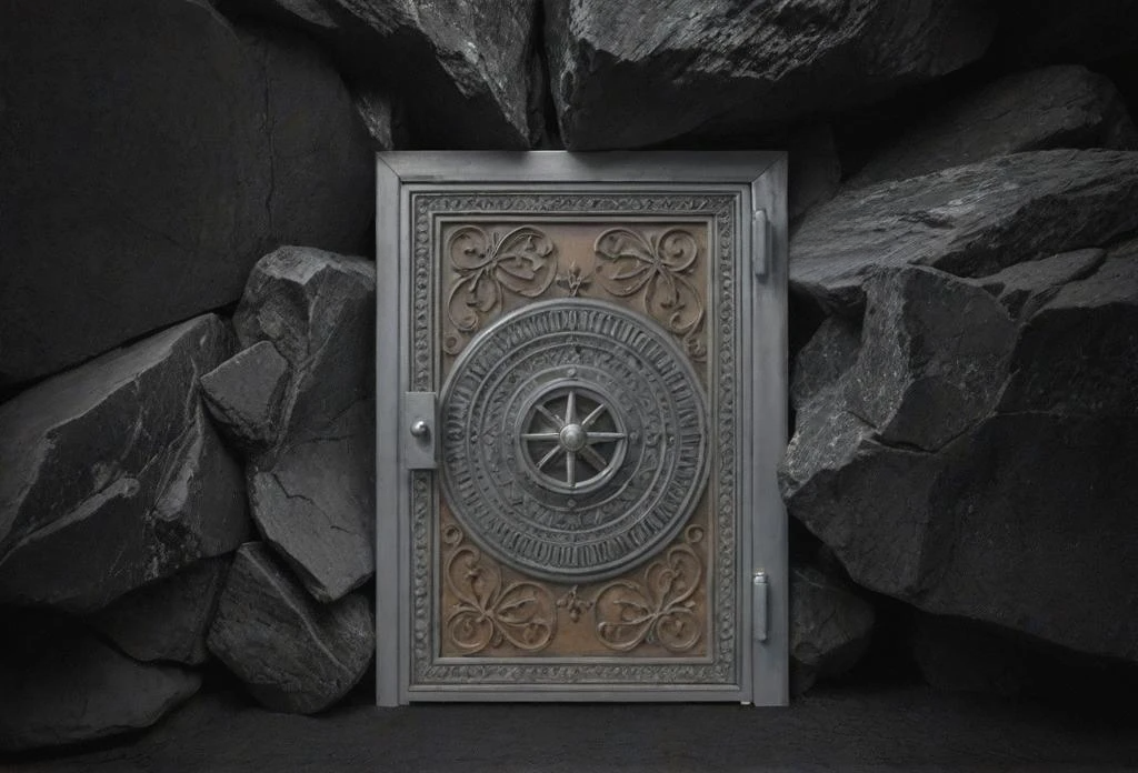 Загадочный сейф очистили от руды.