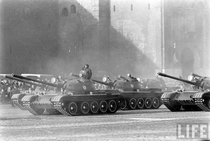 Т-55 на параде в 1962 году