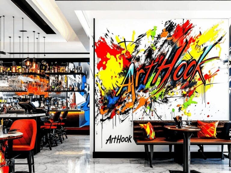    Оформление стен в кафе: как граффити-декор превращает ваше заведение в магнит для посетителей Art-Hook.Ru