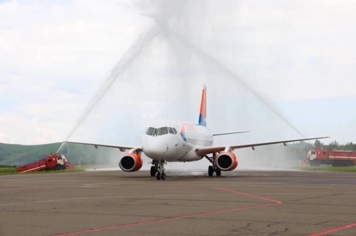    Первый авиарейс из Уфы прибыл в Горно-Алтайск