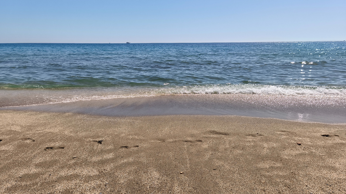 Пляж Клеопатры. Апрель 2025 г.