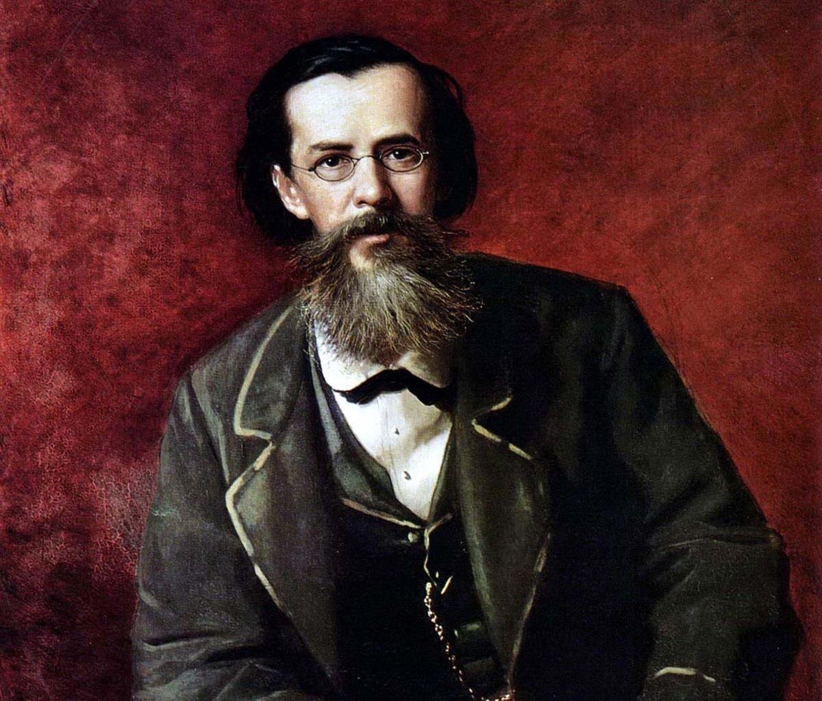 Василий Перов. Портрет Аполлона Майкова, 1872
