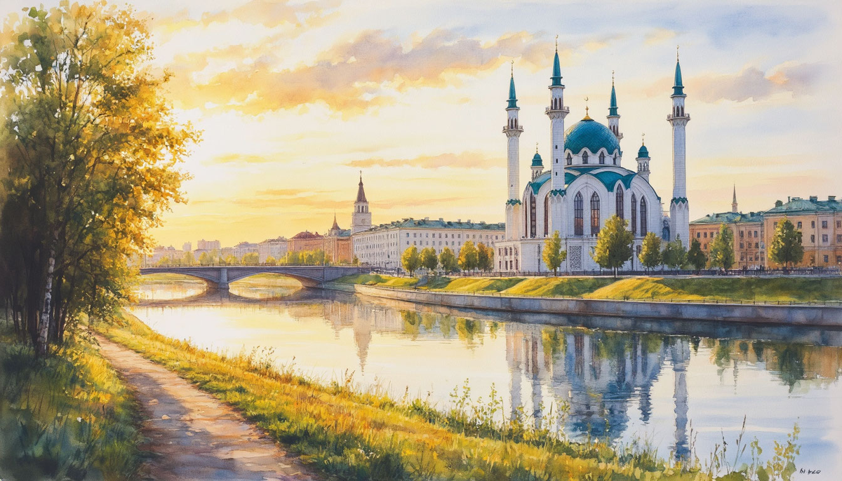 Казань и Свияжск: Тур на поезде РЖД из Самары и Тольятти.