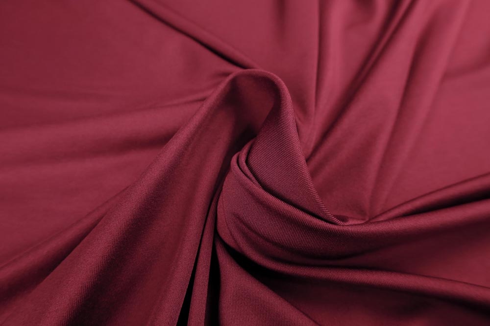 Ткань трикотаж масло бордового цвета