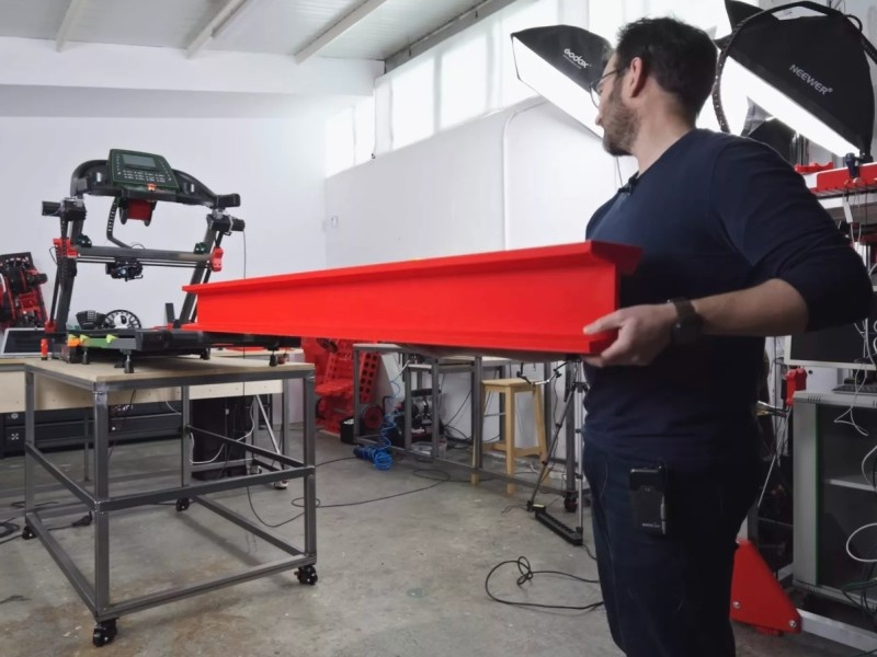    Беговую дорожку превратили в принтер для 3D-печати [ВИДЕО]