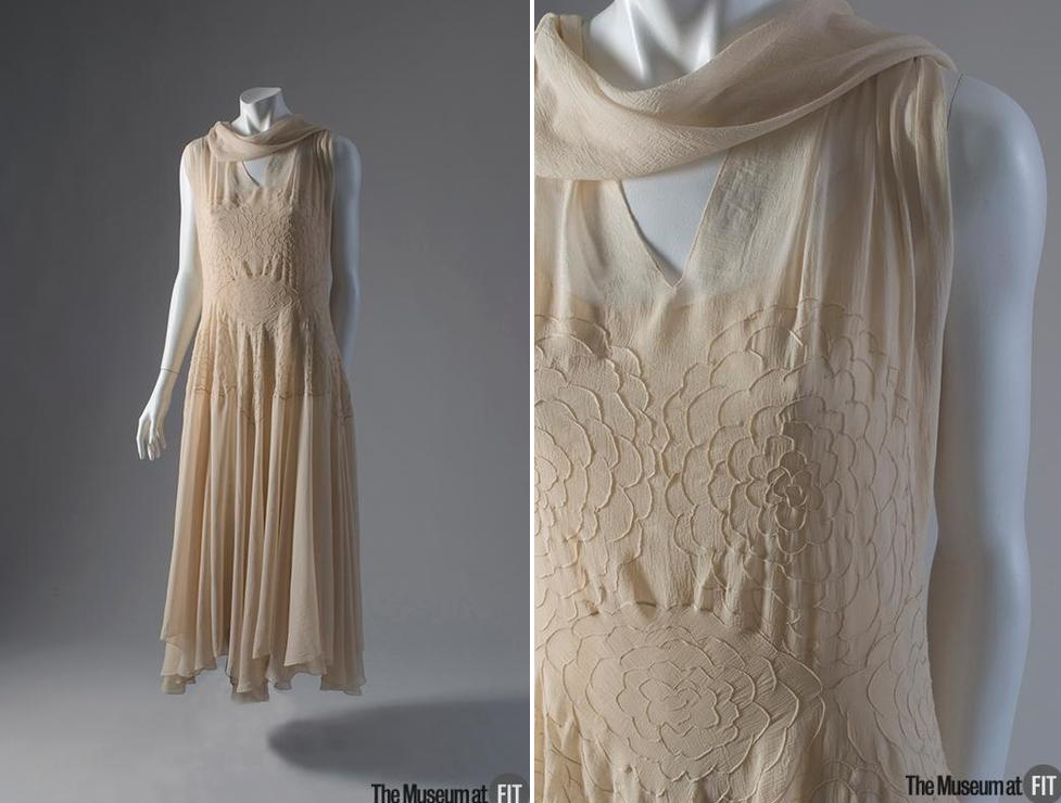 Вечернее платье от Мадлен Вионне, ок. 1930. (с) Из коллекции музея при Институте технологий моды