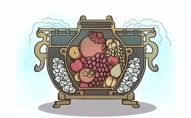 Схематичное изображение работы холодильника