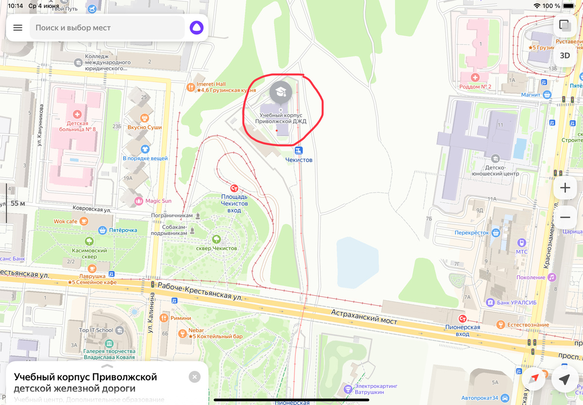 Карта. Фото автора 