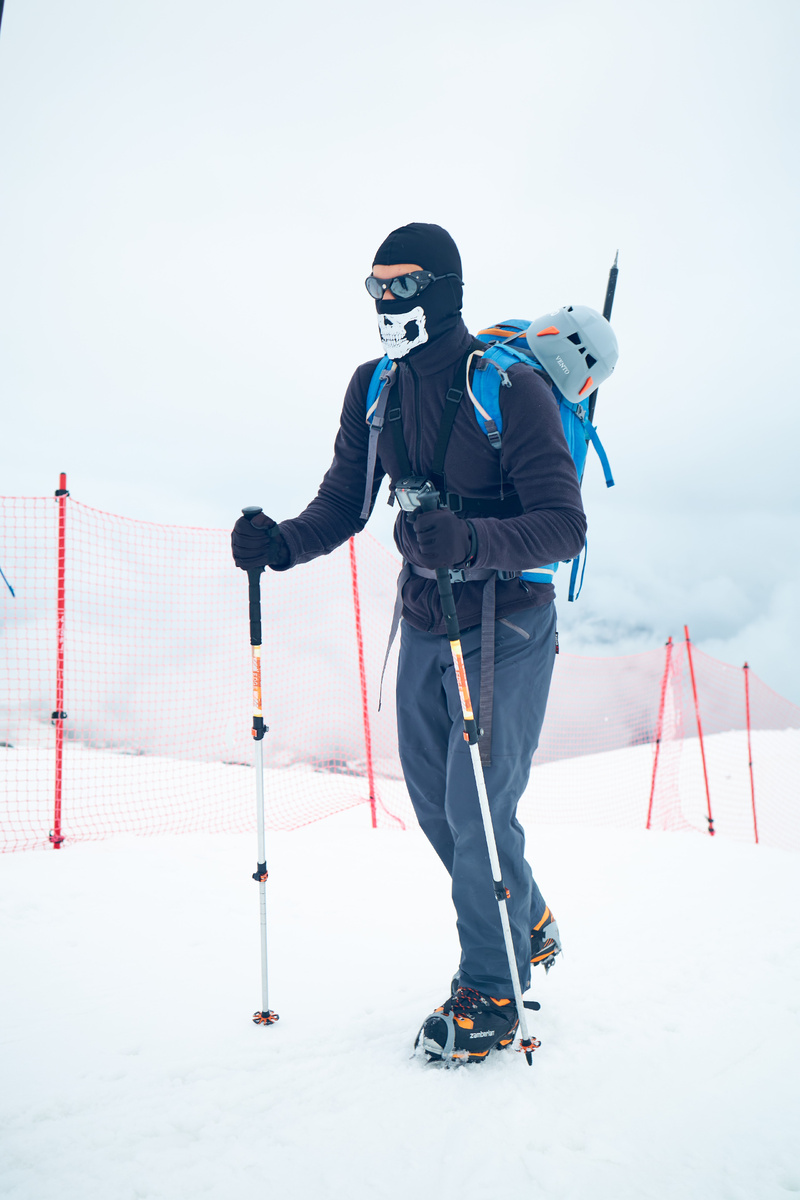 Я и моя экипировка на 3 и 4ый день.