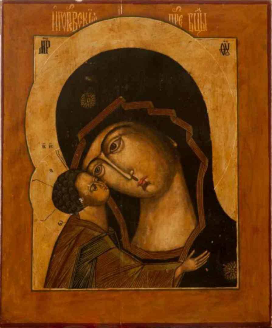 Икона Божией Матери Игоревская. Азбука Веры https://azbyka.ru/otechnik/Biblia/zemnaja-zhizn-presvjatoj-bogoroditsy-i-opisanie-svjatyh-chudotvornyh-ee-ikon/25_1