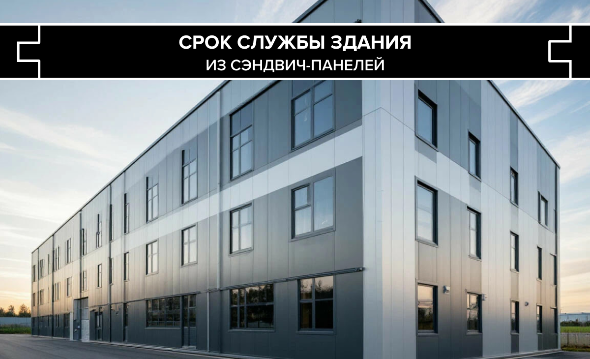 Срок службы здания из сэндвич-панелей