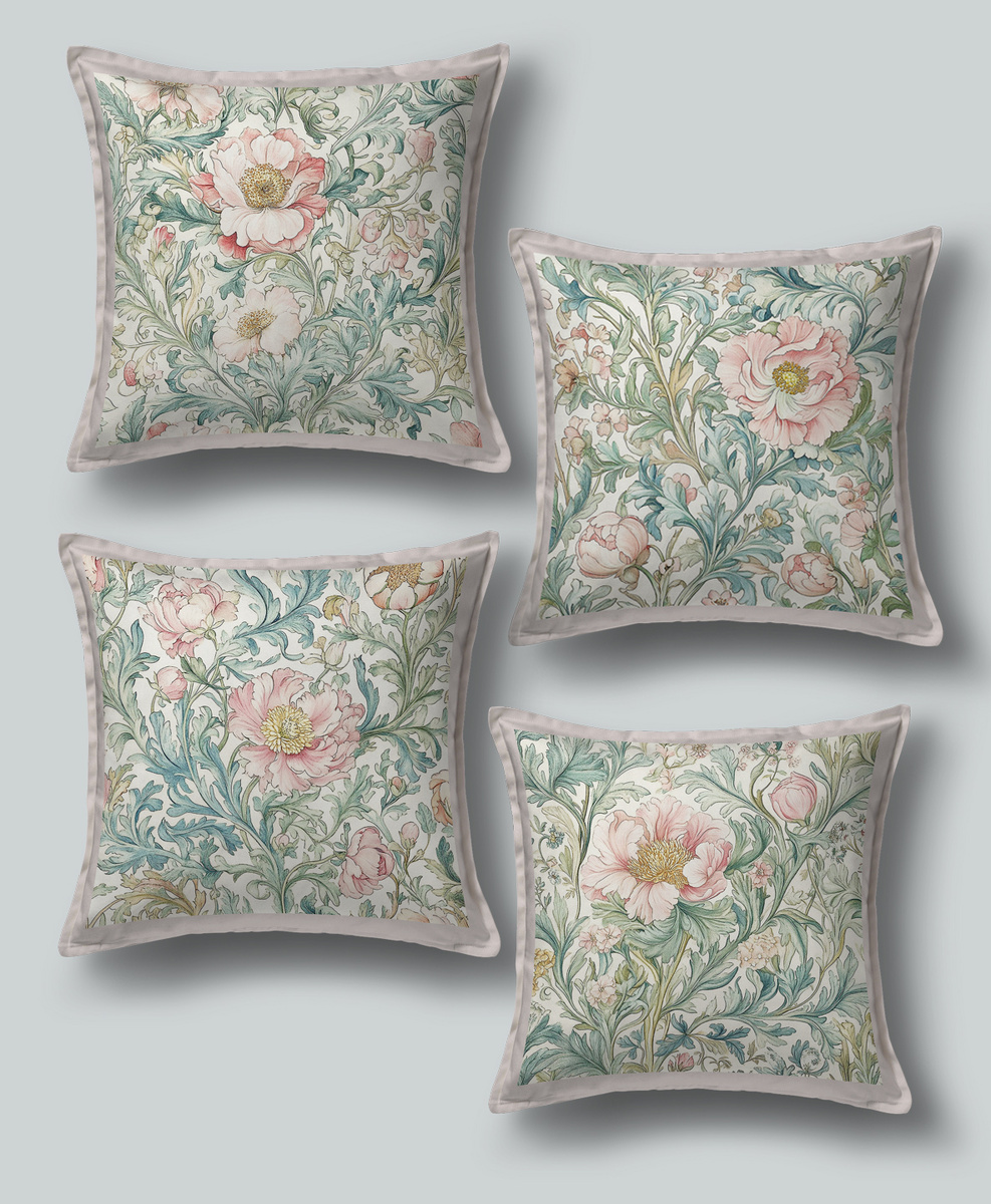 Пример готовых изделий из ткани ARTGARDEN с розовыми пионами